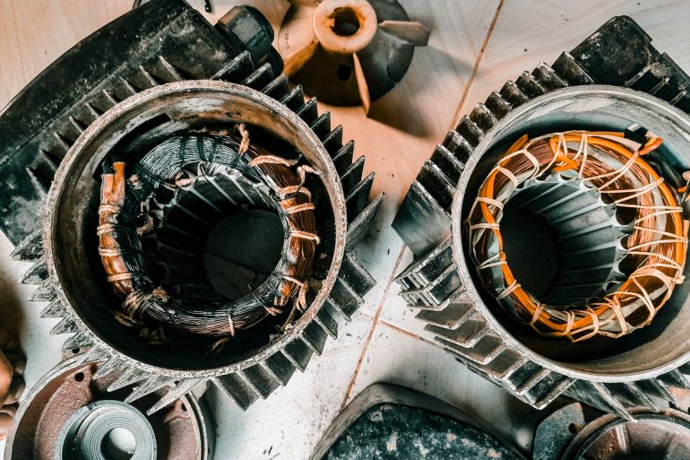 Two burnt dynamo coils - Bali, 2025