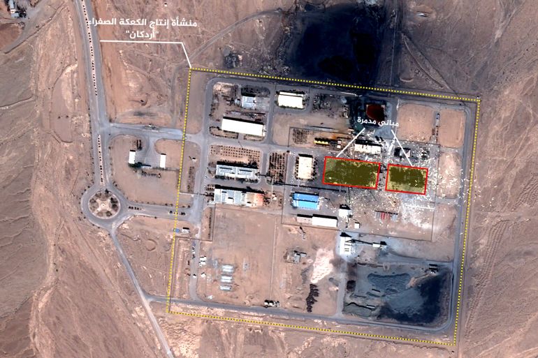 صور الأقمار الصناعية تكشف استهداف منشأة إنتاج “الكعكة الصفراء” في يزد الإيرانية @ بلانيت لابس