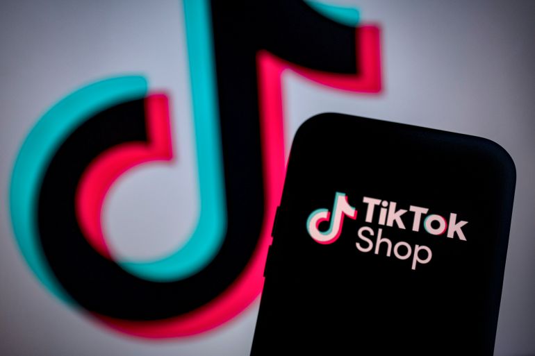 MANILA, PHILIPPINES - JUNE 23: In this photo illustration, the TikTok Shop logo is seen on an iPhone on June 23, 2024 in Manila, Philippines. TikTok has become a cultural phenomenon, but it is not without its controversies, including concerns over data privacy and the influence of misinformation. As debates rage on about its impact on mental health and national security, the app continues to shape public discourse in significant ways. (Photo illustration by Ezra Acayan/Getty Images)