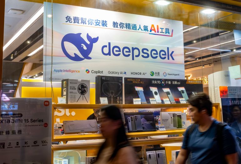 gettyimages-2215935494-1764492907 A shop advertising Deepseek, Hong Kong, China. (Photo by: Bob Henry/UCG/Universal Images Group via Getty Images)