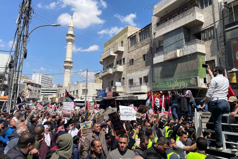 مسيرة الأردن نصرة للأقصى والأسرى