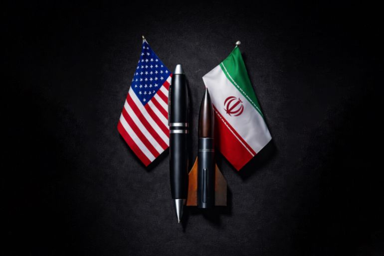 صورة مولدة بالذكاء الصناعي إيران و أمريكا الجزيرة - مولدة بالذكاء الصناعي