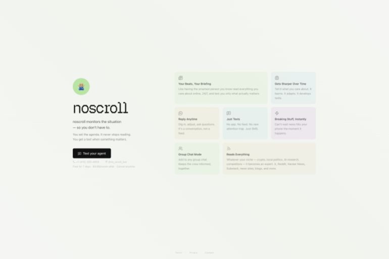 noscroll credit : noscroll