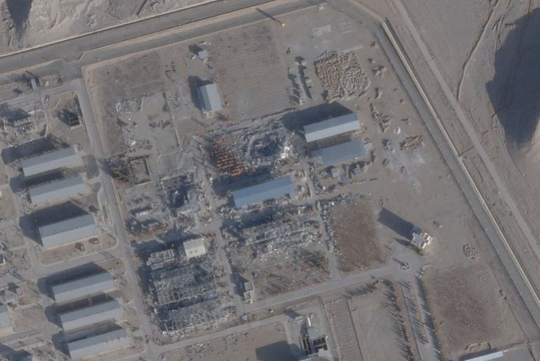 reuters_69e0b437-1776333879 FILE PHOTO: A satellite imagery taken on February 1, 2026, shows a new roof over a previously destroyed building at Isfahan nuclear site, Iran. 2026 PLANET LABS PBC/Handout via REUTERS THIS IMAGE HAS BEEN SUPPLIED BY A THIRD PARTY. MANDATORY CREDIT./File Photo