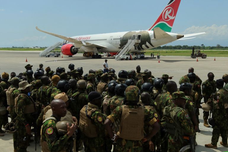 reuters_69f31b9d-1777539997 The last members of Kenya’s multinational force wait to board a plane after the contingent helped train and assist Haitian police to restore stability but has struggled to make headway in curbing violent armed gangs, in Port-au-Prince, Haiti April 27, 2026. REUTERS/Fildor Pq Egeder