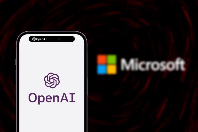 Smartphone with Chat LogoGPT is a prototype artificial intelligence chatbot developed in 2022 by OpenAI that specializes in dialogue. United States, California March 22, 2023