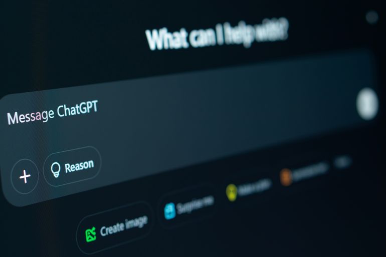 Gazipur, Bangladesh- 03 Jan 2025: ChatGPT on the laptop screen.