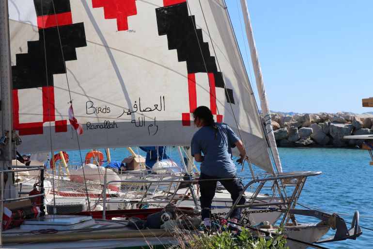 098-1775352794 ينطلق، السبت، نحو 20 قاربا من مدينة مرسيليا جنوبي فرنسا، للمشاركة في "مهمة ربيع 2026" التابعة لأسطول الصمود العالمي، في محاولة جديدة لكسر الحصار الإسرائيلي المفروض على قطاع غزة. وتتواصل الاستعدادات لمهمة "ربيع 2026" لأسطول الصمود العالمي، الذي يهدف إلى كسر حصار غزة ونقل مساعدات إنسانية إلى الفلسطينيين، انطلاقا من موانئ مختلفة في البحر الأبيض المتوسط. ( Esra Taşkın - وكالة الأناضول )