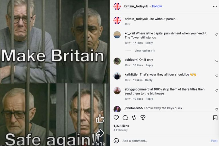 **داخلية** صورة مولدة بالذكاء الاصطناعي لرئيس الوزراء البريطاني كير ستارمر @account: Britain Today / instegram
