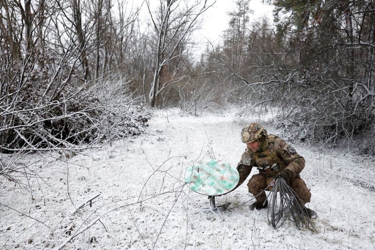 654ds-1778661653 “Psycho”, 22 from the 80th Separate Air Assault Brigade disconnects their Starlink on the front line at Orthodox Christmas, during a ceasefire announced by Russia over the Orthodox Christmas period, from the frontline region of Kreminna, Ukraine, January 6, 2023. REUTERS/Clodagh Kilcoyne TPX IMAGES OF THE DAY