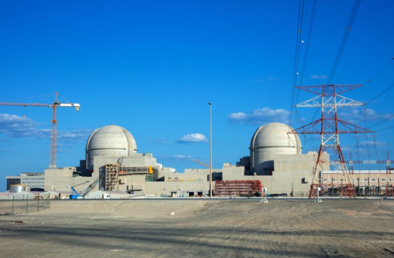 afp_6a0da2afc99a-1779278512-1 (FILES) A handout picture obtained from the media office of the Barakah Nuclear Power Plant on February 13, 2020, shows a view of the power plant in the western Al Dhafra Region -formerly know as the Gharbiya region- of Abu Dhabi on the Gulf coastline about 50 kilometres west of Ruwais.