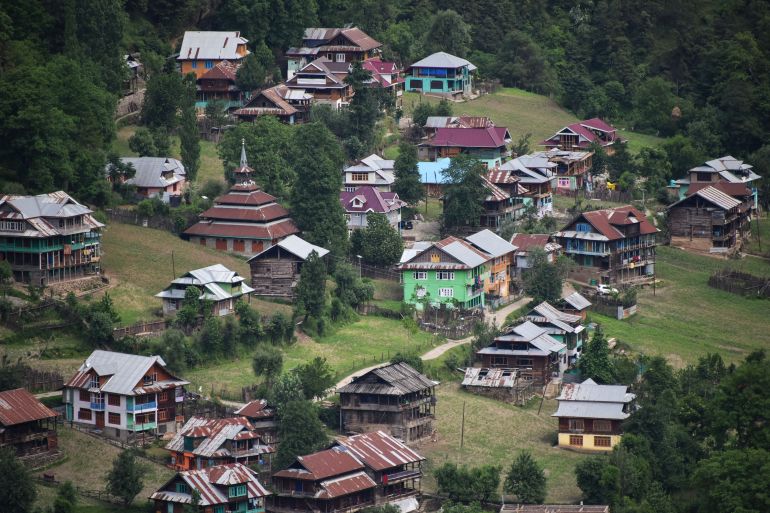 afp_6a1c4ef96f6e-1780240121 This photograph taken on May 29, 2026 shows Keran village on the Indian-administered side of Kashmir, as seen from Keran village in Pakistan-administered Kashmir.