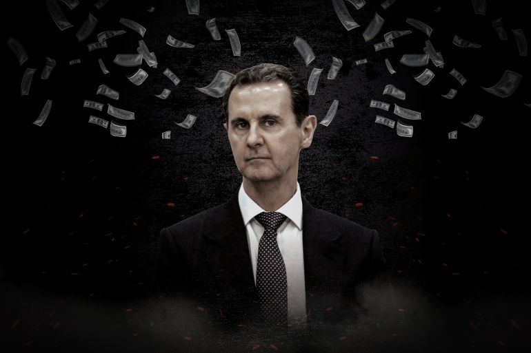 تصميم خاص فساد بشار الأسد