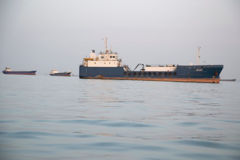 getty_69ebb01077-1777053712-2 BANDAR ABBAS, IRAN - APRIL 22: Ships are anchored near the shoreline on April 22, 2026 in Bandar Abbas, Iran. Bandar Abbas is a port city and the capital of Hormozgan Province, along the Persian Gulf and Strait of Hormuz. Earlier today, Iran's Islamic Revolutionary Guards Corps said it had attacked and seized two ships near the Strait of Hormuz as it tried to assert control over the critical waterway. The incidents came the day after U.S. President Donald Trump announced an extension of a ceasefire between his country and Iran, and after Iran refused to attend the latest proposed round of peace talks in Islamabad. (Photo by Getty Images)
