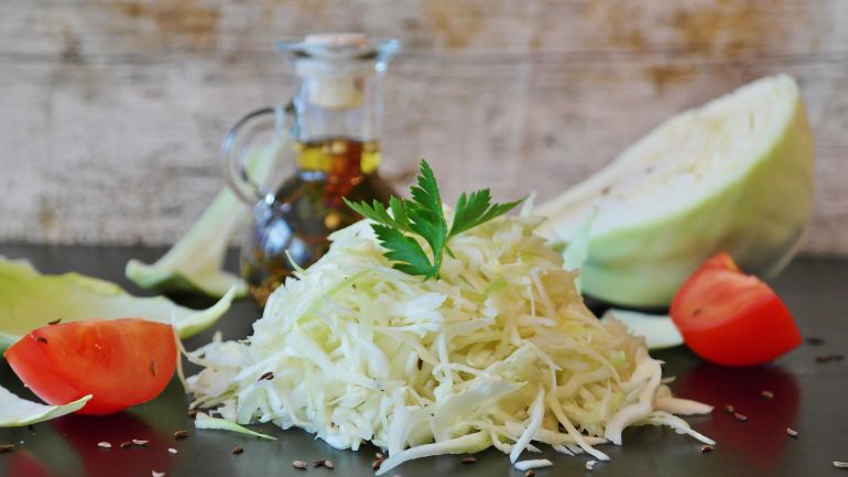 White cabbage, Salad, Herb image. Free for use.