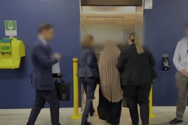 Kawsar and Zeinab Ahmad were arrested at Melbourne airport on Thursday. Police will allege the pair travelled to Syria in 2014 and knowingly kept an enslaved woman in their home. Photograph: supplied/Australian Federal Police