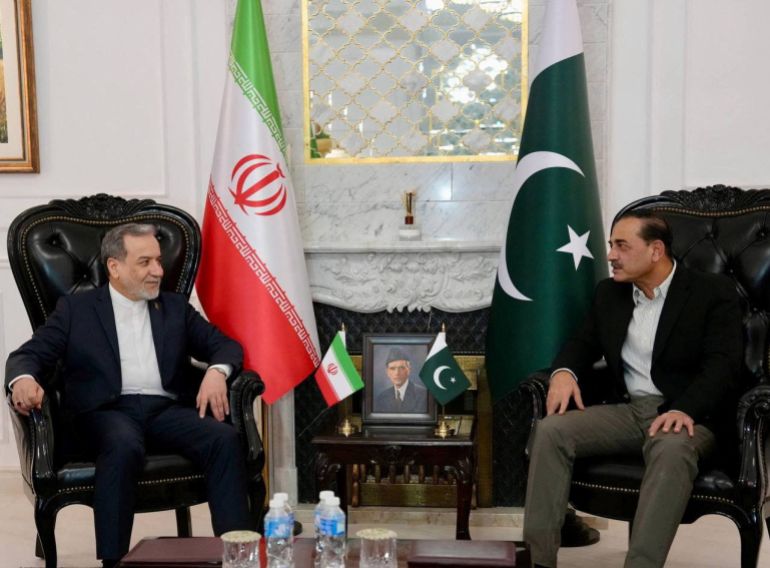 Iranian Foreign Minister Abbas Araqchi meets Pakistan’s Army Chief, Field Marshal Asim Munir, in location given as Islamabad, Pakistan, released April 25, 2026. Seyed Abbas Araghchi via Telegram/Handout via REUTERS THIS IMAGE HAS BEEN SUPPLIED BY A THIRD PARTY. NO RESALES. NO ARCHIVES. MANDATORY CREDIT. VERIFICATION LINES: Reuters could not confirm the date and location. No older versions of the video were found posted online before April 25. Iranian Foreign Minister Abbas Araqchi met Pakistani Foreign Minister Ishaq Dar at the Serena Hotel, where the first round of talks with the U.S. was held, two government sources said.