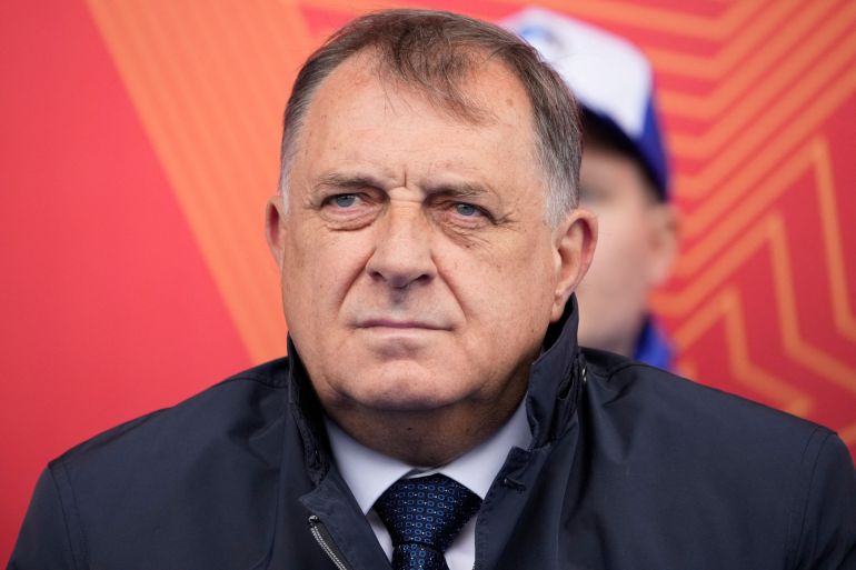 Bosnian Serb politician Milorad Dodik attends the Victory Day military parade in Moscow, Saturday, May 9, 2026, during celebrations of the 81st anniversary of the Soviet Union's victory over Nazi Germany during World War II. Pavel Bednyakov/Pool via REUTERS