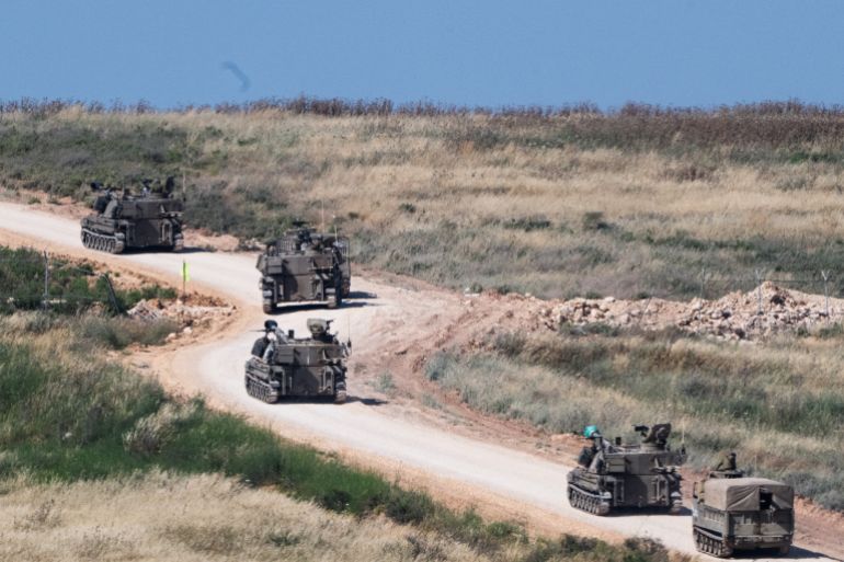 reuters_6a171262-1779896930 An Israeli military artillery unit drives into Lebanon after crossing the Israeli‑Lebanese border, as seen from northern Israel, May 27, 2026. REUTERS/Rami Shlush ISRAEL OUT. NO COMMERCIAL OR EDITORIAL SALES IN ISRAEL