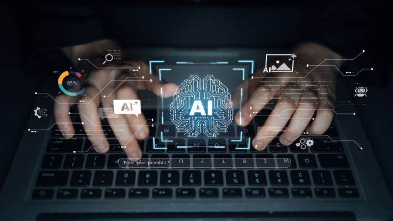 shutterstock_2755053017-1778503662 A creative platform powered by a generative AI brain. Users can enter prompts to generate content like images, interact with chatbots, and visualize data analytics. Parse