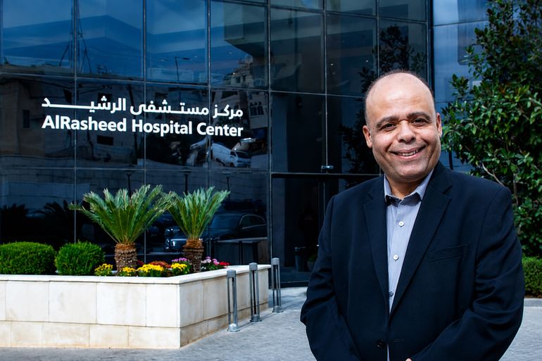 رئيس قسم الإعلام في مستشفى الرشيد، أنس الطنطاوي