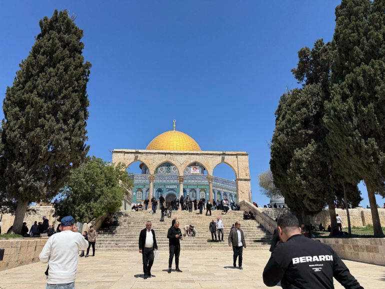 212-1775820320 صلاة الجمعة الأولى في المسجد الأقصى بعد إعادة فتحه - أسل الجندي - القدس 10 أبريل 2026 - الجزيرة