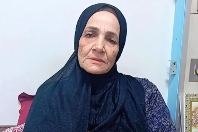 ****داخلية]**** Samah Abdul Moati, 65, an oncology patient stranded in Baghdad, lost two sons in the war and says she no longer cares about her treatment, wishing only to return to her family [Courtesy of Samah Abdul Moati]