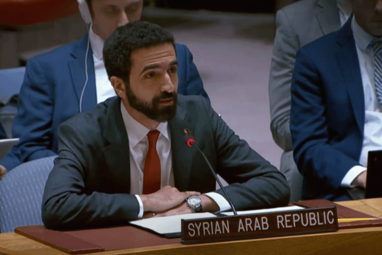 المصدر: سانا مندوب سوريا لدى الأمم المتحدة إبراهيم علبي