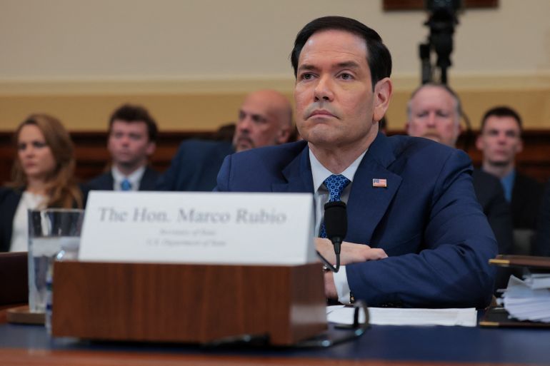 WASHINGTON, DC - JUNE 03: U.S. Secretary of State Marco Rubio testifies during a House Committee on Foreign Affairs hearing in the Rayburn House Office Building on June 03, 2026 in Washington, DC. The hearing was held to examine the State Department's budget request for fiscal year 2027. Anna Moneymaker/Getty Images/AFP (Photo by Anna Moneymaker / GETTY IMAGES NORTH AMERICA / Getty Images via AFP)