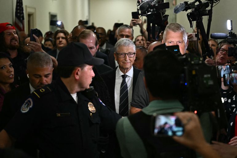 afp_6a29e42da863-1781130285 Microsoft co-founder Bill Gates departs after a closed-door interview with the House Oversight Committee on Capitol Hill in Washington, DC, on June 10, 2026.