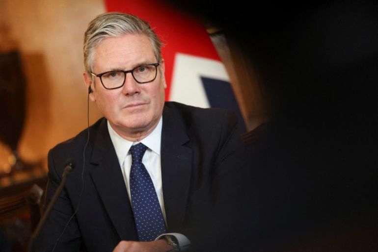 afp_6a2ec9eaed4b-1781451242-1 Britain's Prime Minister Keir Starmer attends a business roundtable meeting with Japan's Prime Minister Sanae Takaichi (not pictured) at 10 Downing Street in central London on June 14, 2026, as part of her governmental trip to the UK ahead of the G7 in France. (Photo by Toby Shepheard / POOL / AFP)