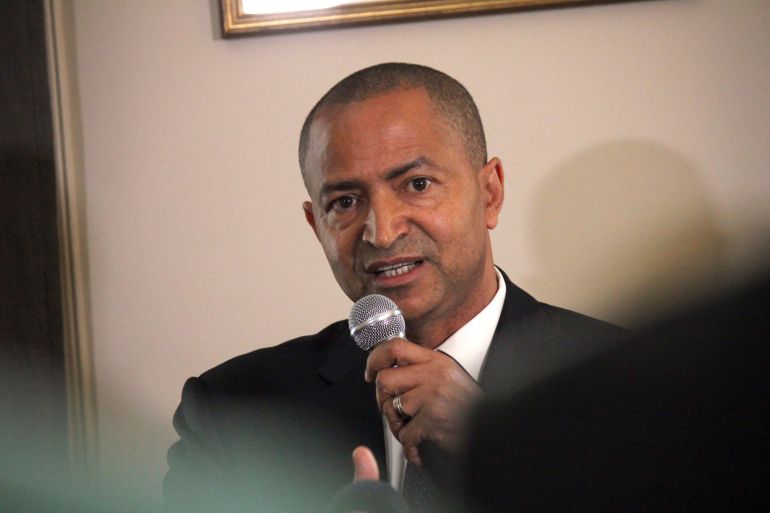 ap_69ca36f7159bf-1774860023 Congolese opposition leader, Moise Katumbi, speaks during a press conference held at his lawyer's office in Paris, France, Friday, June 16, 2017. Katumbi, said in Paris on Friday that he will return imminently to run against Kabila for president. Katumbi fled Congo last year as prosecutors announced their intent to try him on charges of hiring mercenaries, which he has denied. (AP Photo/Ariane Grosset)