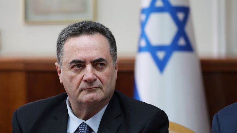 cc7bdecf-ac81-4701-b41d-cf062f921ca4 Israel's acting foreign minister Israel Katz, who also serves as intelligence and transport minister, attends the weekly cabinet meeting in Jerusalem February 24, 2019. Abir Sultan/Pool via REUTERS