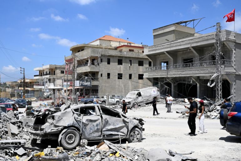 epa_6a3243f17dbd-1781679089 epa13041978 A damaged car and ambulance belonging to Hezbollah's health unit in the village of Al Shaabiyeh, southern Lebanon, 16 June 2026, after the announcement of a US-Iran mediated preliminary framework to end regional military hostilities and lift the naval blockade on the Strait of Hormuz. According to the Lebanese Ministry of Health, as of 16 June, Israeli attacks across Lebanon have killed more than 3,800 people and injured more than 11,800 others since renewed hostilities between Israel and Hezbollah began last March. EPA/WAEL HAMZEH