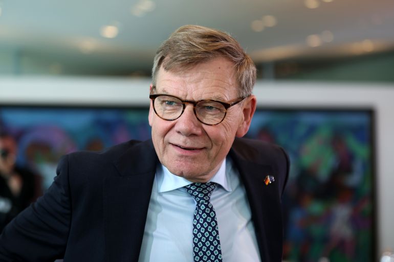 getty_6a315bca00-1781619658 BERLIN, GERMANY - JUNE 10: German Foreign Minister Johann David Wadephu arrives for the weekly federal government cabinet meeting on June 10, 2026 in Berlin, Germany. The cabinet is meeting as public discontent with the performance record of the governing coalition is growing. (Photo by Maryam Majd/Getty Images)