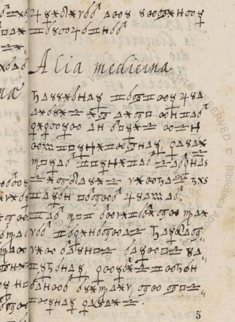 p0nnn4zx-jpg-1780837009 النصوص ضمت مجموعة كبيرة من الرموز الغربية وكلمات باللغة العربية (مكتبة الفاتيكان)