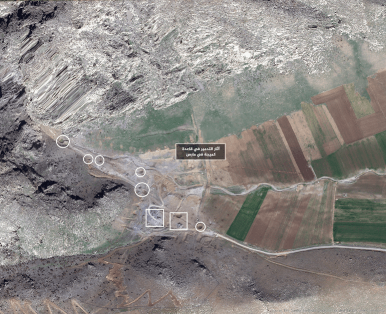 qacabfdt-1781772767 آثار دمار وحفر في محيط منشأة صاروخية بمحافظة كرمنشاه الإيرانية، 18 مارس/آذار 2026 (إيرباص + الجزيرة)
