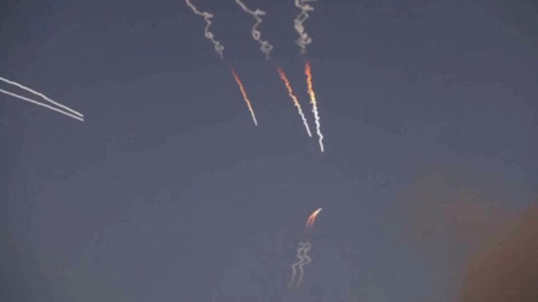 Iranian missiles are launched, as Iran's Revolutionary Guards said they had carried out attacks against a U.S. base in Jordan and 21 other targets in the Gulf on Wednesday in retaliation for American strikes around the Strait of Hormuz, from a location given as Tehran, Iran, released June 10, 2026, in this still image taken from a video. WANA via Pool/via REUTERS ATTENTION EDITORS - THIS PICTURE WAS PROVIDED BY A THIRD PARTY. ISRAEL OUT. NO COMMERCIAL OR EDITORIAL SALES IN ISRAEL. NO ACCESS FOR ISRAELI MEDIA. NO USE BBC PERSIAN. NO USE VOA PERSIAN. NO USE MANOTO. NO USE IRAN INTERNATIONAL. NO USE RADIO FARDA. DIGITAL: NO USE BBC PERSIAN. NO USE VOA PERSIAN. NO USE MANOTO. NO USE IRAN INTERNATIONAL. NO USE RADIO FARDA. Verification Lines: Reuters was not able to independently verify the location and date of the footage. However, Iran's Revolutionary Guards on Wednesday (June 10) said they targeted US bases in Jordan, Bahrain and Kuwait. No older version of the footage was found posted online before Wednesday.