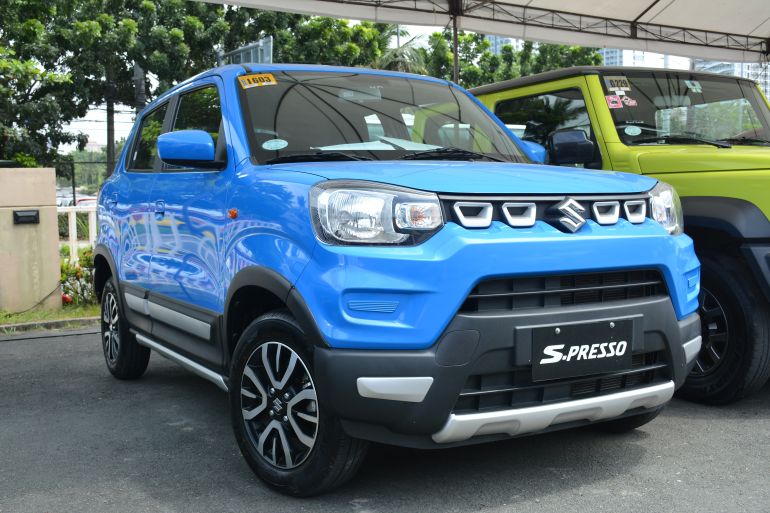 shutterstock_2266671049-1780899566 PASAY, PH - SEPT 17 - Suzuki spresso at Philippine International Motor Show on September 17, 2022 in Pasay, Philippines. P.I.M.S. is a car show event held in Philippines.