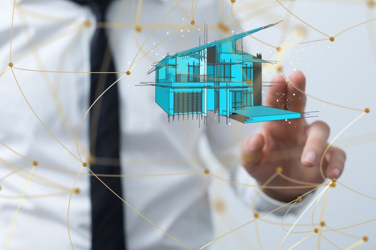 shutterstock_2623505021-1780396607 Smart Home Design: Architect Visualizing 3D Model