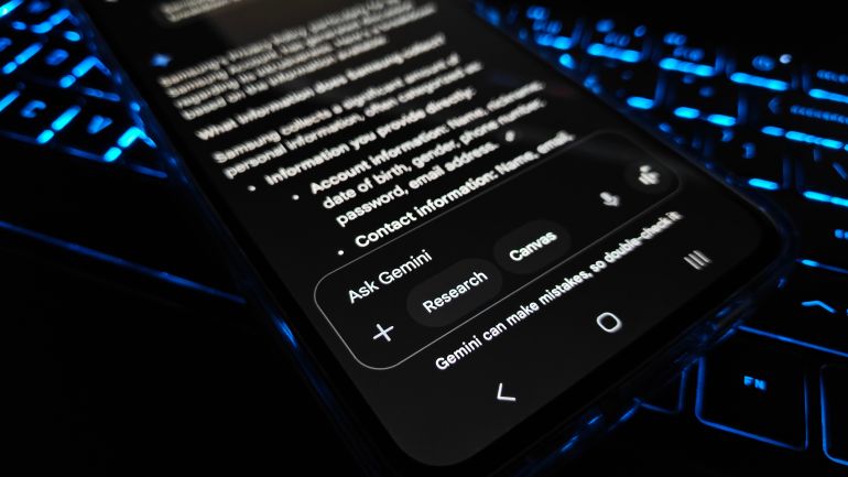 shutterstock_2649039481-1780737943 Bangalore, India - July, 02, 2025: Close up image of Google Gemini on Android Showing the results of for a user's prompt or Query, Google Gemini AI Model Provides detailed explanation. AI Subscription