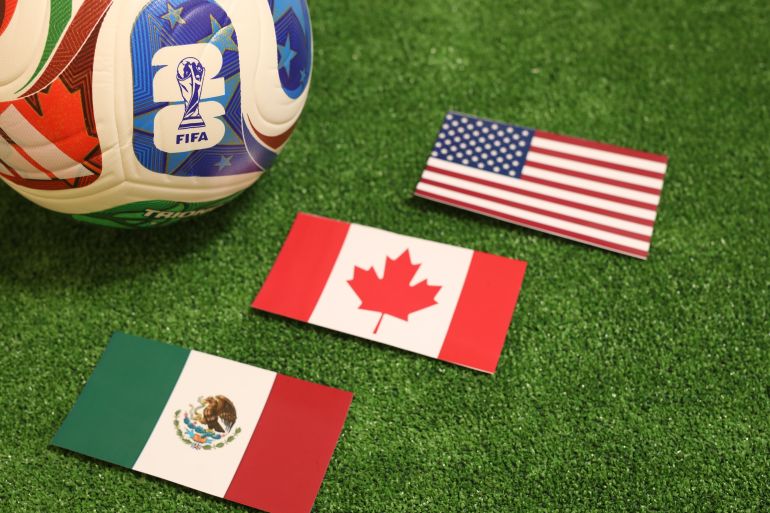World cup 2026 is the men's international football championship co-hosted by the United States, Canada, and Mexico. Minsk, Belarus - 24 February, 2026.