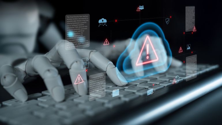shutterstock_2760606797-1780677036 AI-driven cloud interface automatically detecting and managing cybersecurity threats, ensuring network safety and data integrity across connected systems Parse