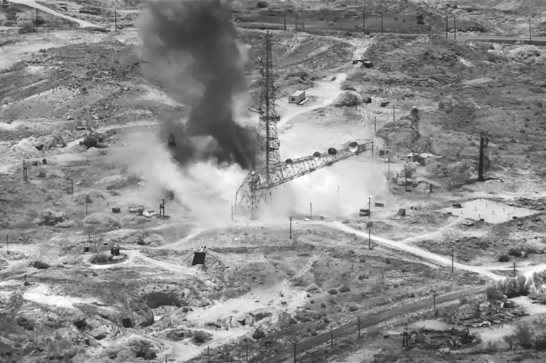 6543-1784238998-1 Smoke rises from an explosion at an unknown location, during what U.S. Central Command (CENTCOM) says are strikes on Iran, in this screen grab taken from a handout video released on July 15, 2026. U.S. Central Command/Handout via REUTERS THIS IMAGE HAS BEEN SUPPLIED BY A THIRD PARTY. MANDATORY CREDIT. OVERLAY AND MASKING AT SOURCE. Verification lines: - Reuters was not able to independently verify the location and the date when the video was filmed. - No earlier version of the video was found posted online before Wednesday (July 15) TPX IMAGES OF THE DAY