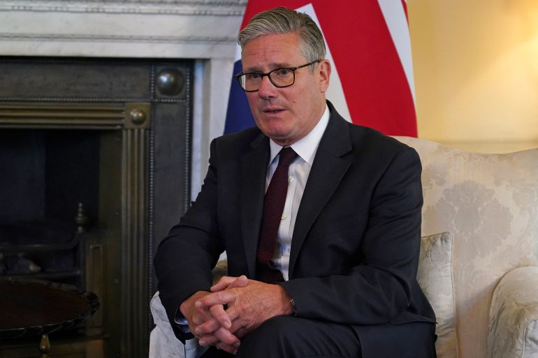 afp_6a42a13b6364-1782751547 Britain's Prime Minister Keir Starmer listens as he talks with NATO Secretary General Mark Rutte (unseen) during their meeting inside 10 Downing Street in central London on June 29, 2026. (Photo by Alberto Pezzali / POOL / AFP)
