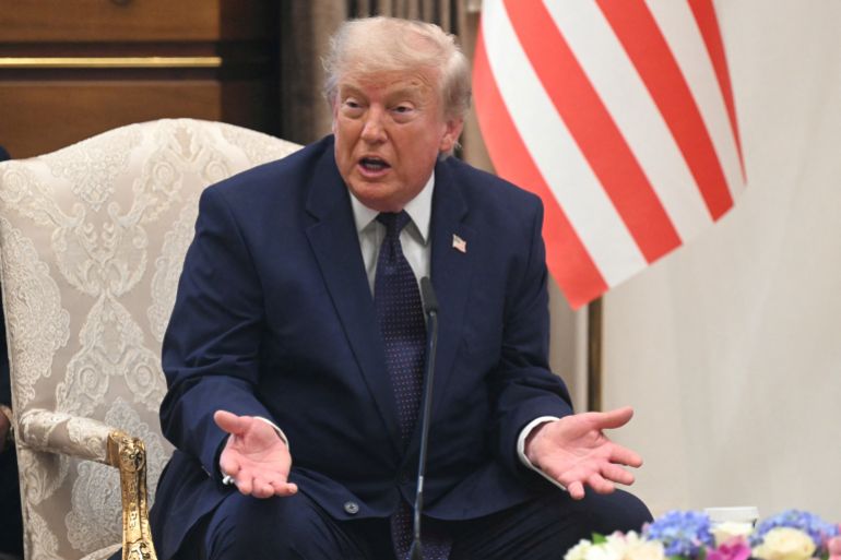 afp_6a4d3049df28-1783443529 US President Donald Trump speaks during a meeting with Turkish President Recep Tayyip Erdogan (unseen) at Bestepe Presidential Compound in Ankara, on July 7, 2026, on the sidelines of the NATO Summit.