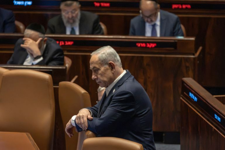 afp_6a59f26226bd-1784279650-1 TOPSHOT - Israel's Prime Minister Benjamin Netanyahu attends a session of the Israeli Parliament at the Knesset in Jerusalem on July 16, 2026, before the start of the election recess ahead of the October 27 general election. (Photo by ilia YEFIMOVICH / AFP)