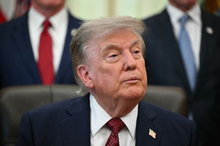 US President Donald Trump makes an announcement on American Nuclear Innovation in the Oval Office of the White House in Washington, DC, on July 24, 2026.