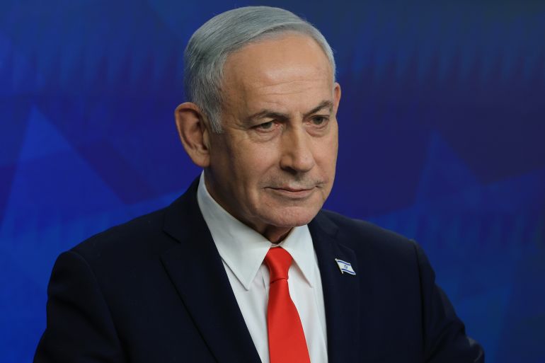 ap_6a30e7eeb8364-1781589998 Israeli Prime Minister Benjamin Netanyahu holds a news conference, in Jerusalem, Monday June 15, 2026. (Ronen Zvulun, Pool Photo via AP)