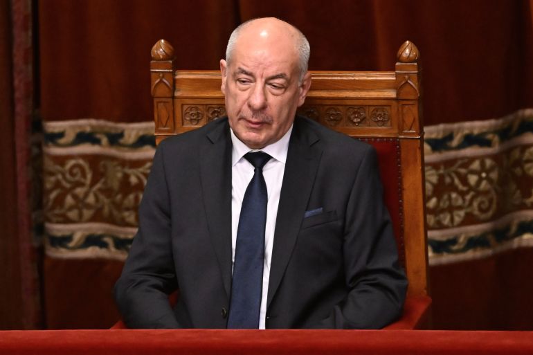 ap_6a55cb23bb946-1784007459 Hungary's President Tamas Sulyok attends the inaugural session of Hungary's parliament in Budapest, Hungary, Saturday, May 9, 2026. (AP Photo/Denes Erdos)